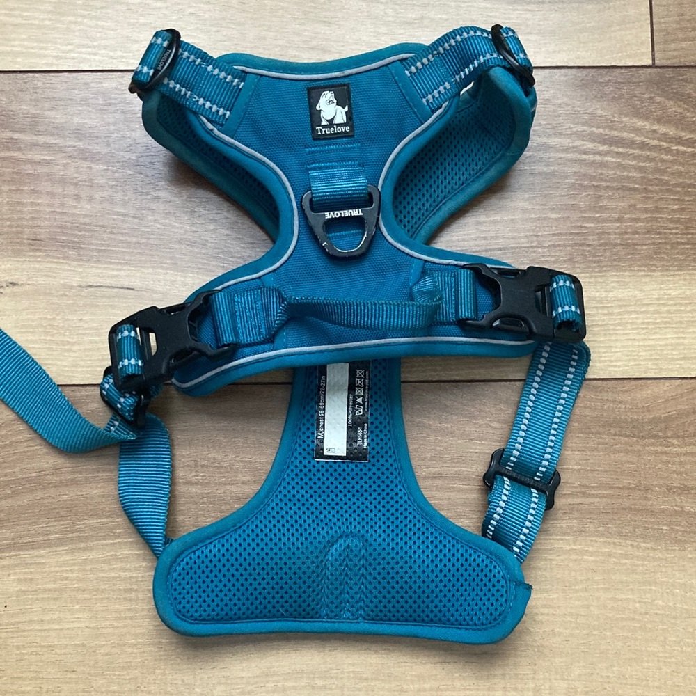 TrueLove Medium Teal Dog Harness